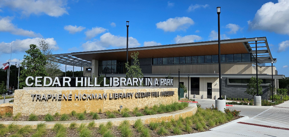Traphene Hickman Public Library Building Exterior