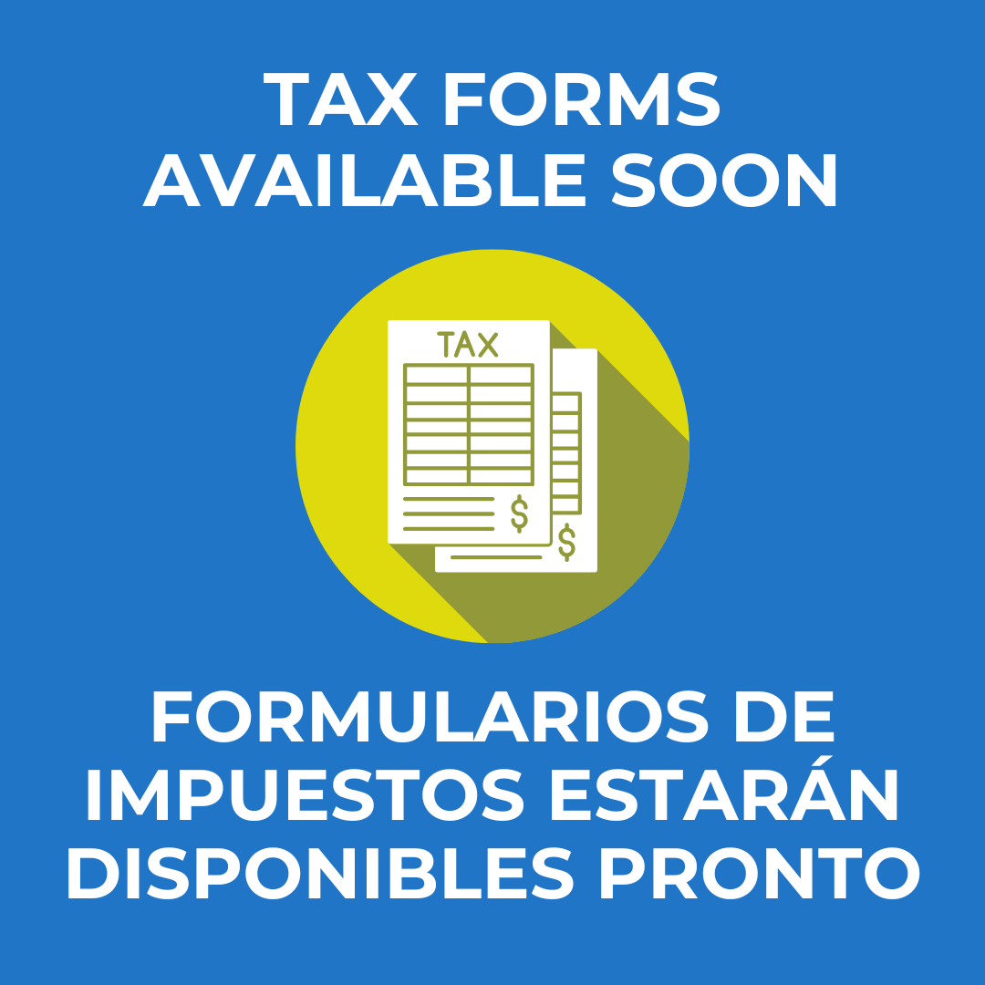 2025 Tax Forms Available Soon